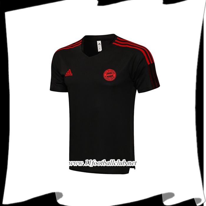 Le Nouveau Training T-Shirts Bayern Munich Noir/Rouge 2021/2022