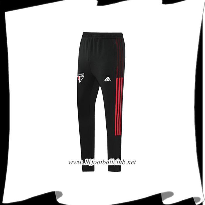 Le Nouveau Training Pantalon Foot Sao Paulo FC Noir/Rouge 2021/2022