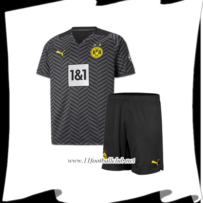 Le Nouveau Maillot de Foot Dortmund BVB Enfant Exterieur 2021/2022