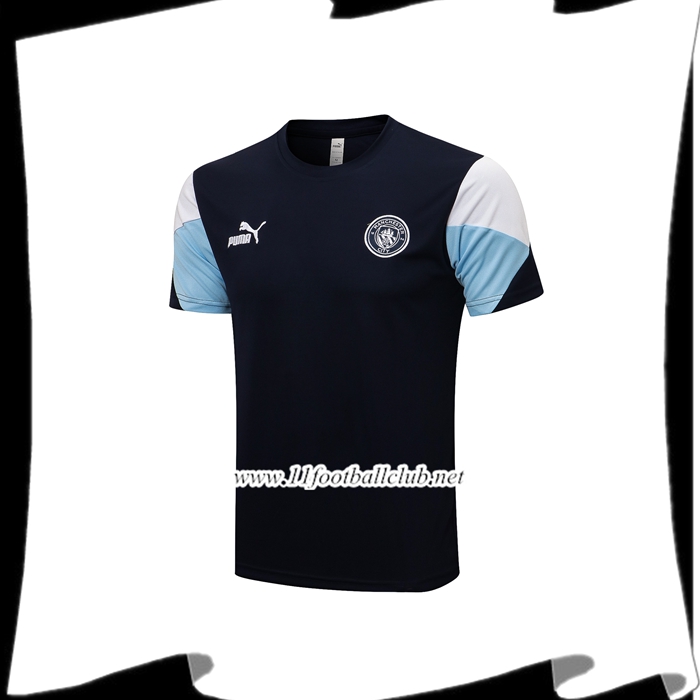 Le Nouveaux Training T-Shirts Manchester City Noir/Bleu/Blanc 2021/2022