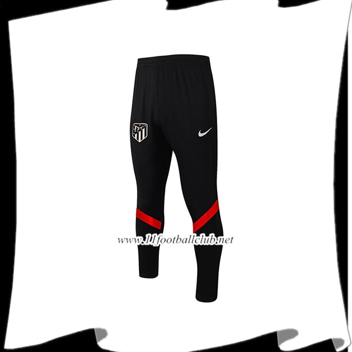 Le Nouveau Training Pantalon Foot Altetico Madrid Noir/Rouge 2021/2022