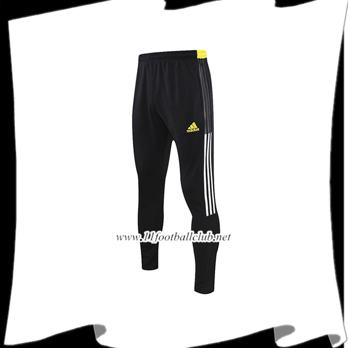 Le Nouveau Training Pantalon Foot Juventus Noir/Jaune/Blanc 2021/2022