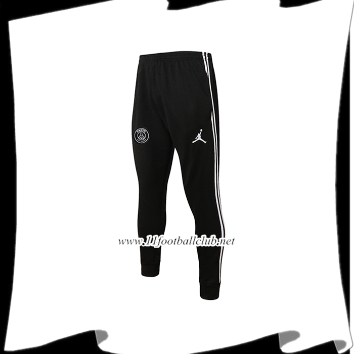 Le Nouveaux Training Pantalon Foot Jordan PSG Blanc/Noir 2021/2022 -01
