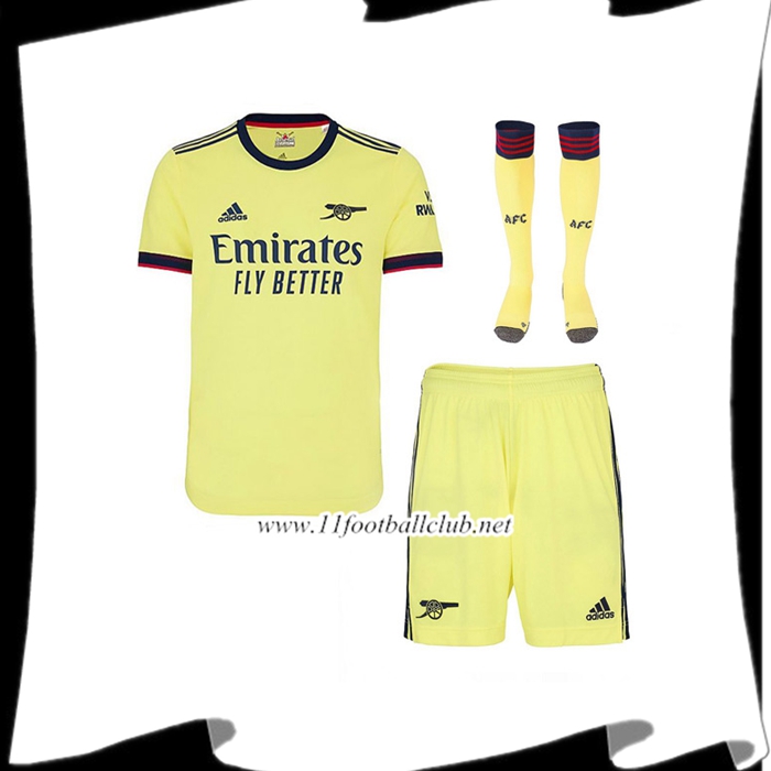 Le Nouveaux Ensemble Maillot Foot FC Arsenal Exterieur (Short + Chaussettes) 2021/2022