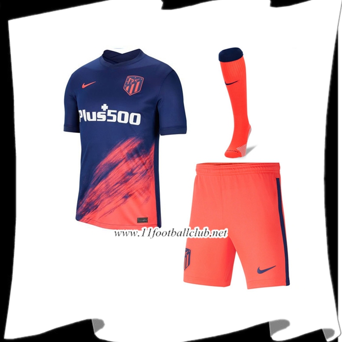 Le Nouveau Ensemble Maillot Foot Atletico Madrid Exterieur (Short + Chaussettes) 2021/2022