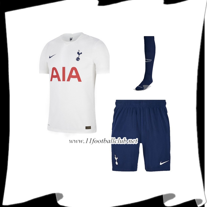 Le Nouveaux Ensemble Maillot Foot Tottenham Hotspur Domicile (Short + Chaussettes) 2021/2022