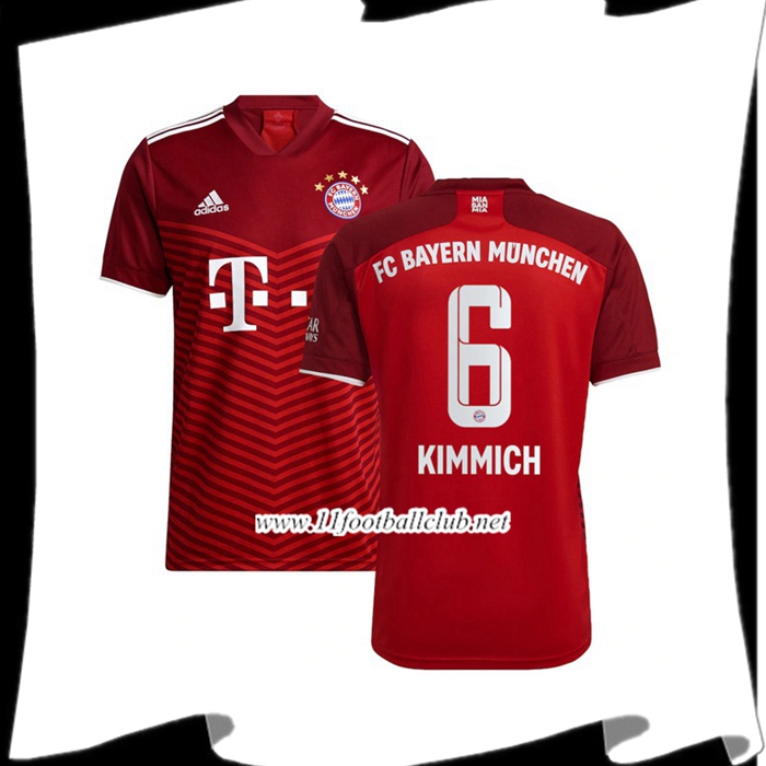Le Nouveau Maillot Bayern Munich (Kimmich 6) Domicile 2021/2022
