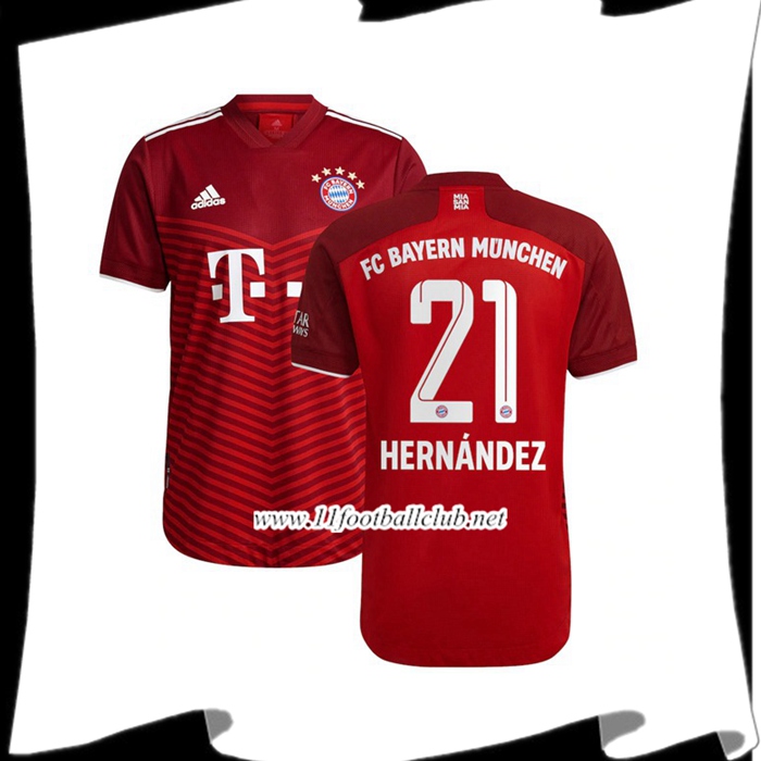 Le Nouveau Maillot Bayern Munich (Hernandez 21) Domicile 2021/2022