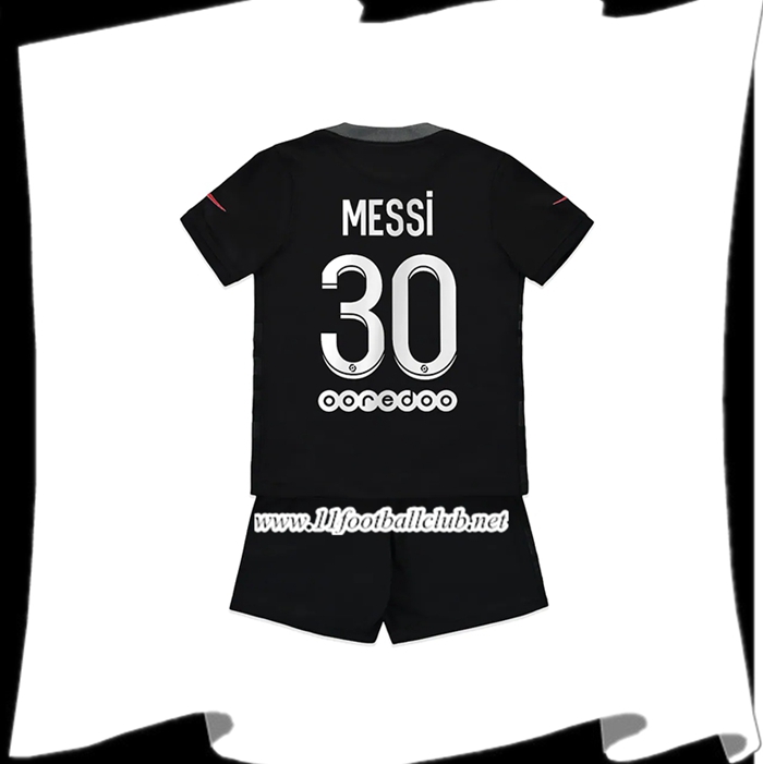 Le Nouveau Maillot Jordan PSG (Messi 30) Enfant Third 2021/2022