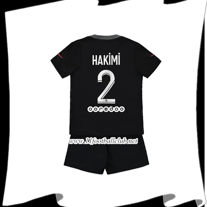 Le Nouveaux Maillot Jordan PSG (Hakimi 2) Enfant Third 2021/2022
