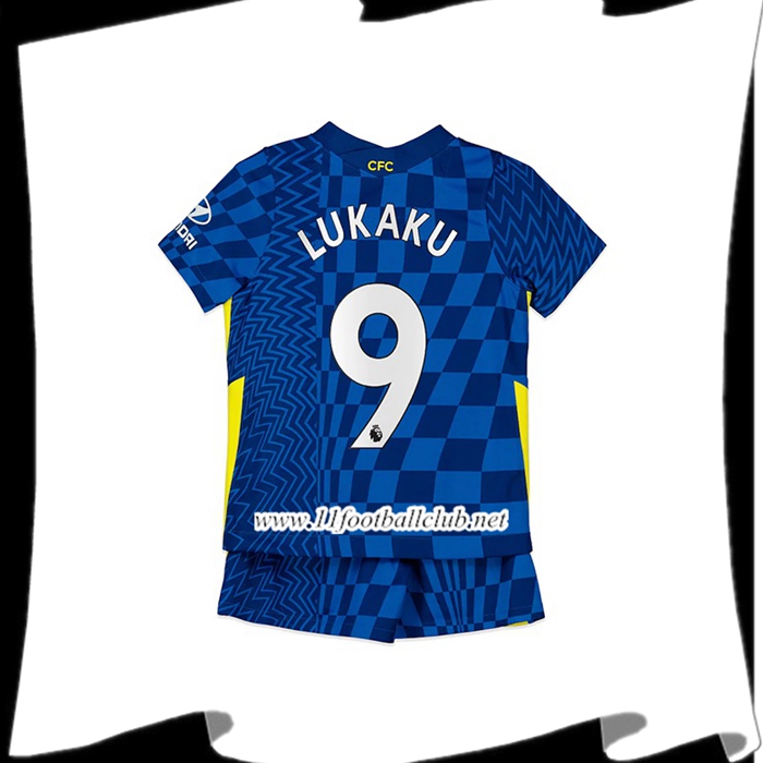 Le Nouveaux Maillot FC Chelsea (Lukaku 9) Enfant Domicile 2021/2022