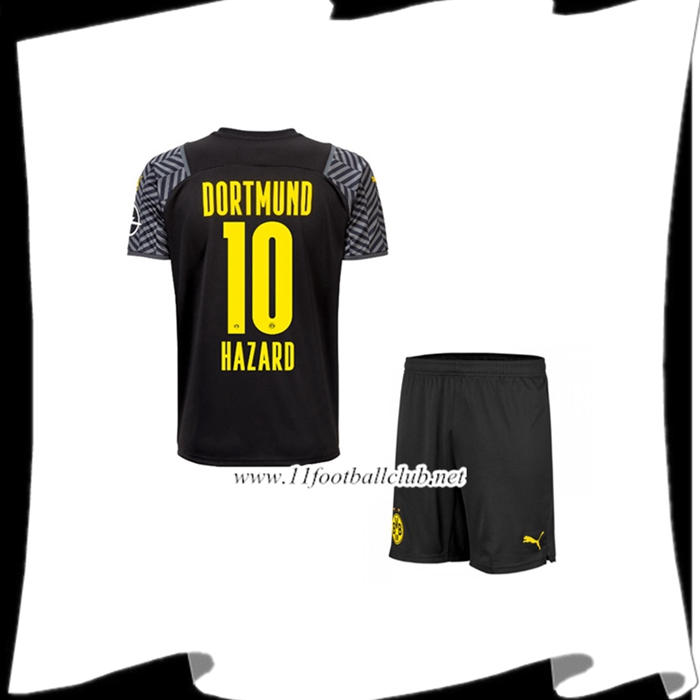 Le Nouveaux Maillot Dortmund BVB (Hazard 10) Enfant Exteieuir 2021/2022