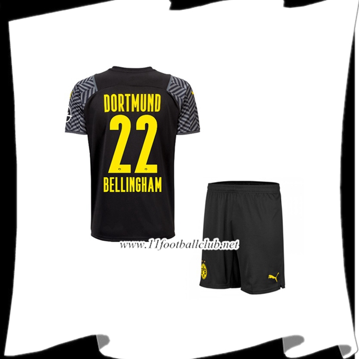 Le Nouveaux Maillot Dortmund BVB (Bellingham 22) Enfant Exteieuir 2021/2022