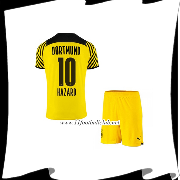 Le Nouveau Maillot Dortmund BVB (Hazard 10) Enfant Domicile 2021/2022