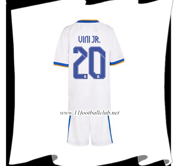 Le Nouveau Maillot Real Madrid (Vini Jr 20) Enfant Domicile 2021/2022