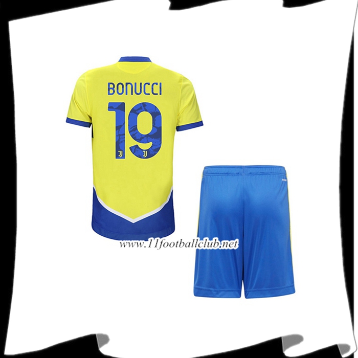 Le Nouveau Maillot Juventus (BONUCCI 19) Enfant Third 2021/2022