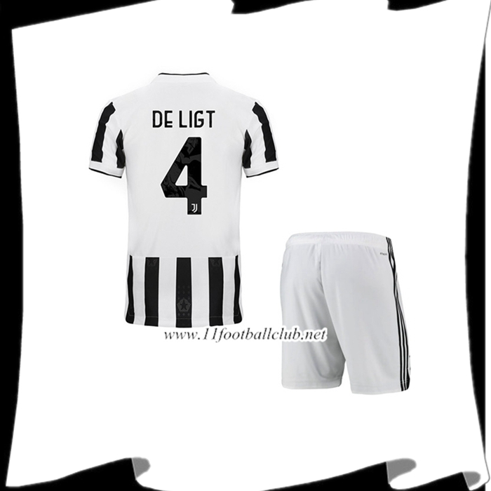 Le Nouveaux Maillot Juventus (DE LIGT 4) Enfant Domicile 2021/2022