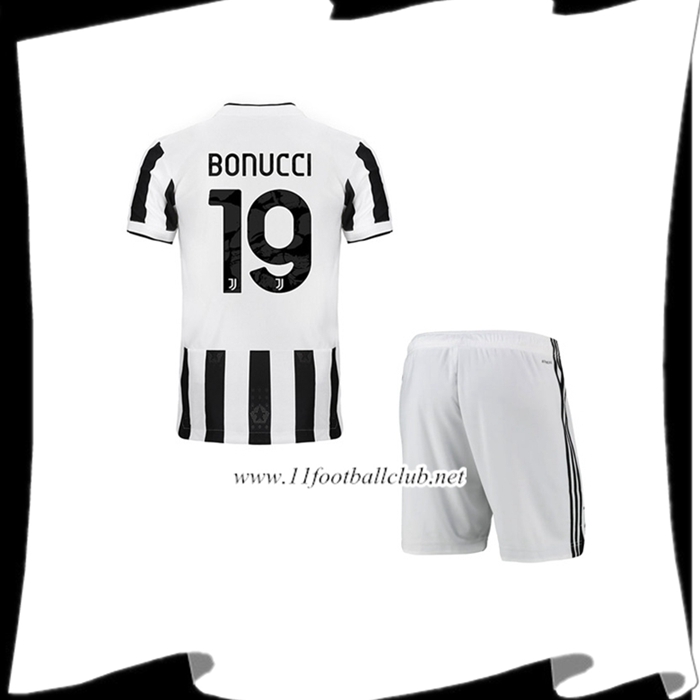 Le Nouveau Maillot Juventus (BONUCCI 19) Enfant Domicile 2021/2022