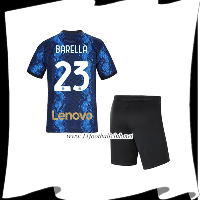 Le Nouveau Maillot Inter Milan (BARELLA 23) Enfant Domicile 2021/2022