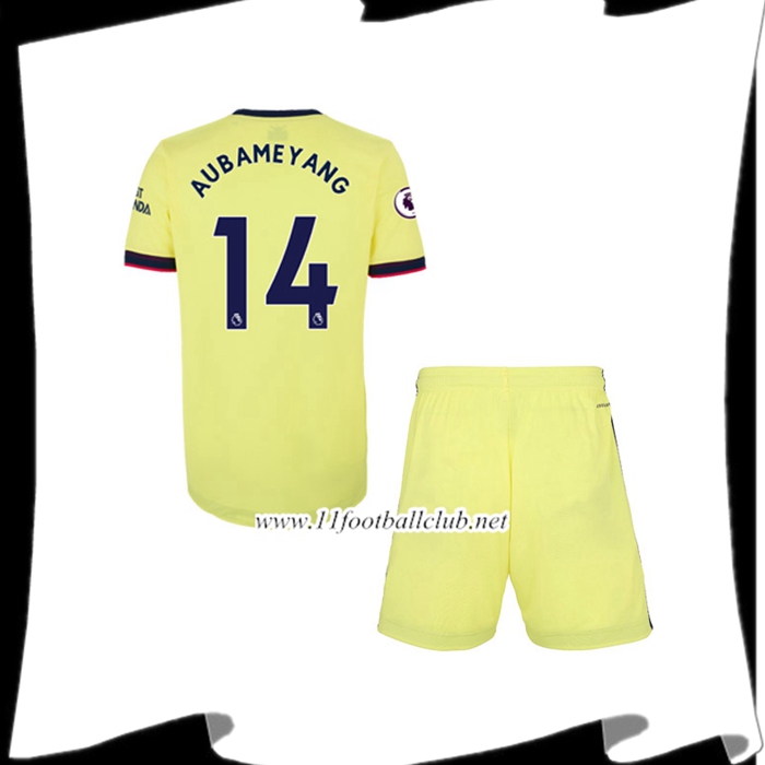 Le Nouveaux Maillot FC Arsenal (Pierre-Emerick Aubameyang 14) Enfant Exterieur 2021/2022
