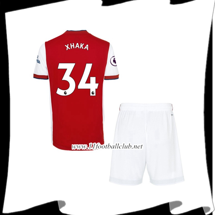 Le Nouveau Maillot FC Arsenal (Granit Xhaka 34) Enfant Domicile 2021/2022
