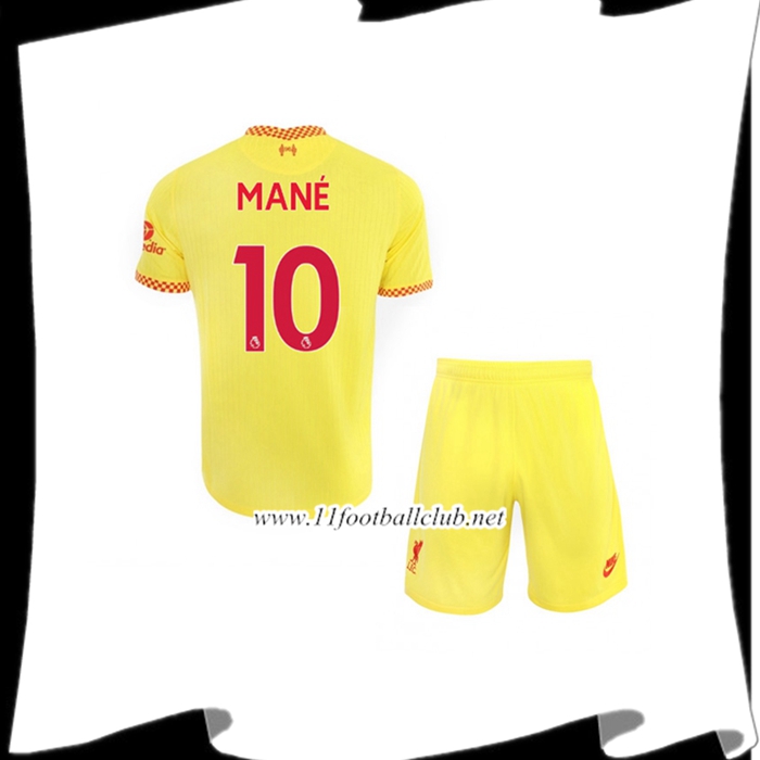 Le Nouveaux Maillot FC Liverpool (Sadio Mane 10) Enfant Third 2021/2022