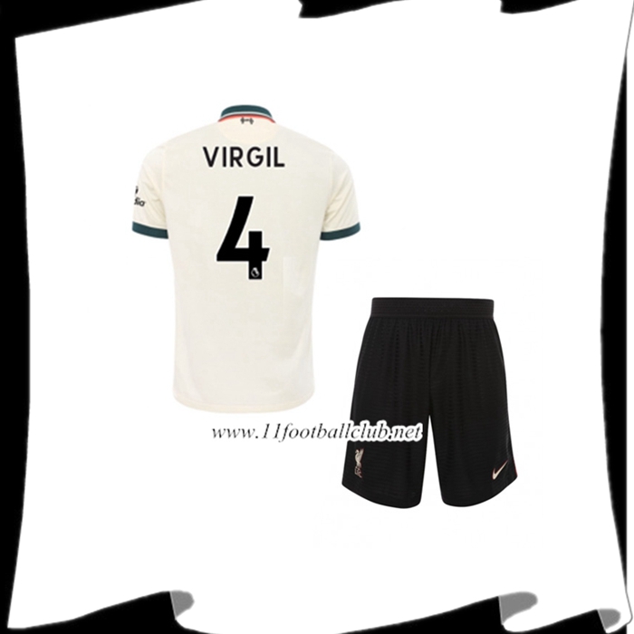 Le Nouveaux Maillot FC Liverpool (Virgil 4) Enfant Exterieur 2021/2022