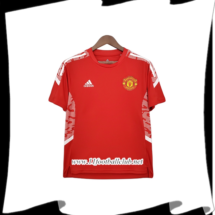 Le Nouveau Training T-Shirts Manchester United Rouge 2021/2022