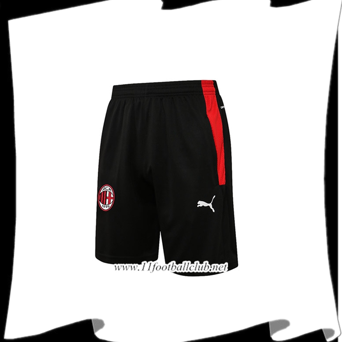 Le Nouveaux Short De Foot Milan AC Rouge/Noir 2021/2022