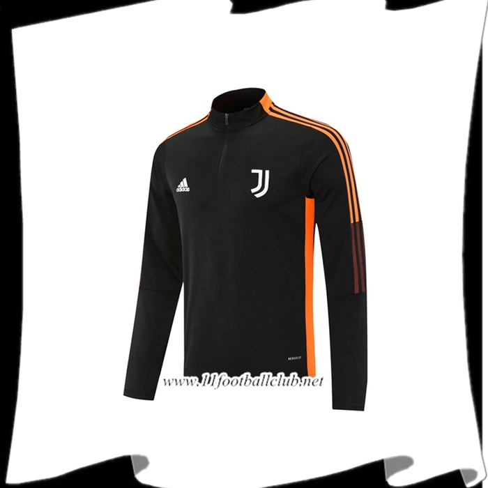 Le Nouveaux Sweatshirt Training Juventus Noir/Orange 2021/2022