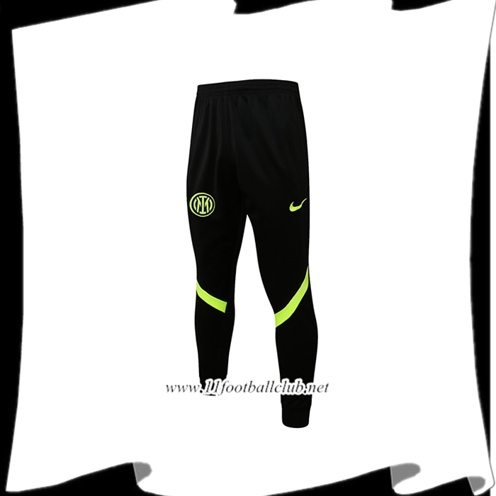 Le Nouveau Training Pantalon Foot Inter Milan Noir/Vert 2021/2022