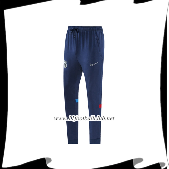 Le Nouveaux Training Pantalon Foot Barcelone Bleu Marin/Rouge/Bleu 2021/2022