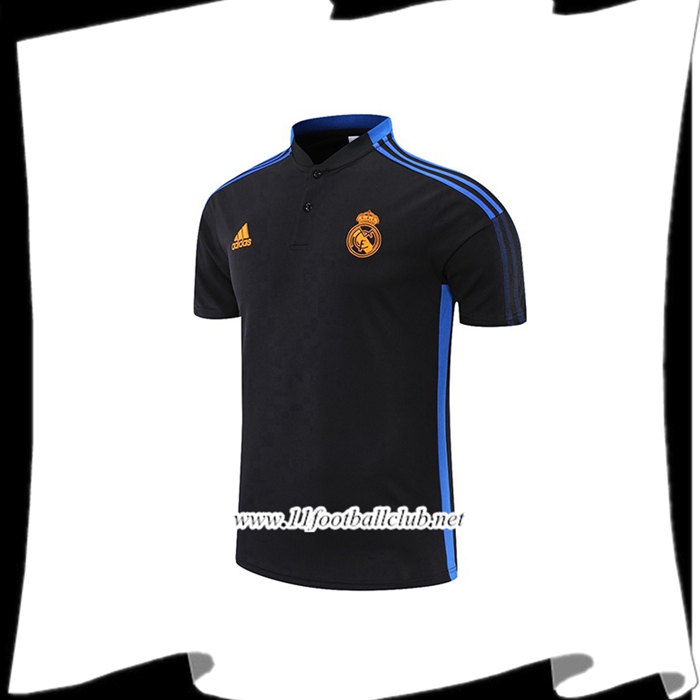 Polo Foot Real Madrid Noir/Bleu 2021/2022