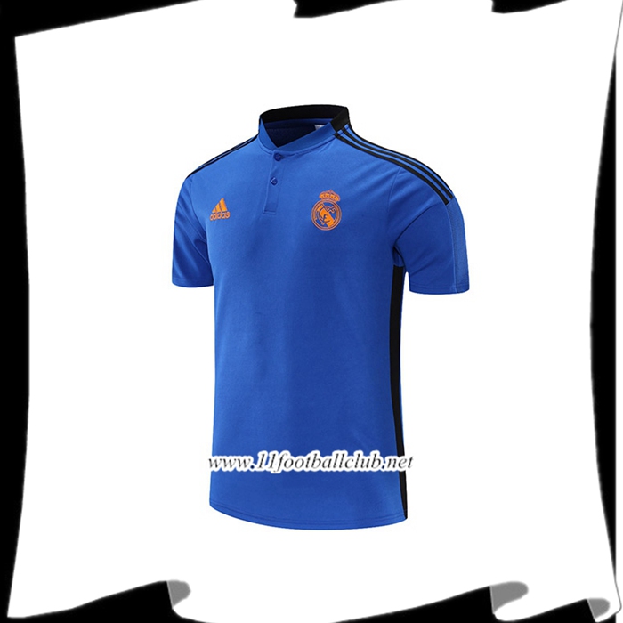 Polo Foot Real Madrid Noir/Bleu 2021/2022 -01