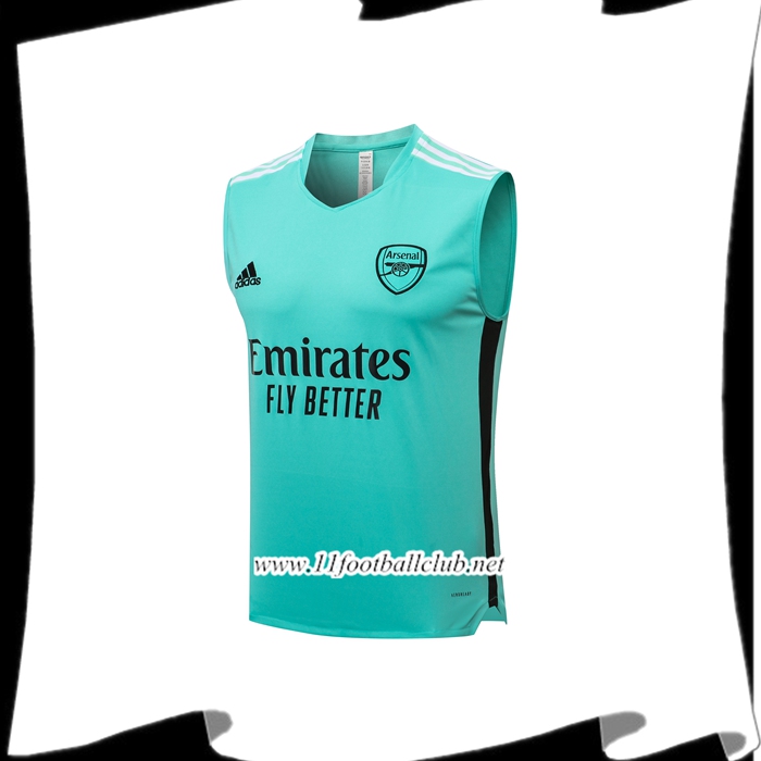 Training T-Shirts Debardeur FC Arsenal Noir/Blanc 2021/2022