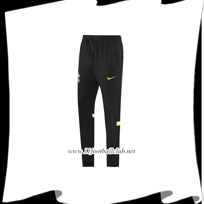 Training Pantalon Foot Tottenham Hotspur Noir/Vert 2021/2022