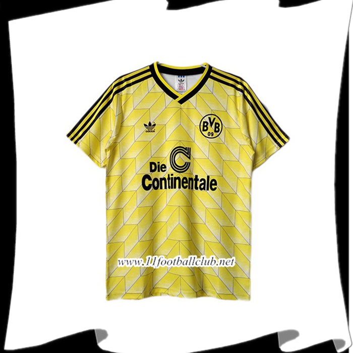 Maillot de Foot Dortmund BVB Retro Domicile 1988