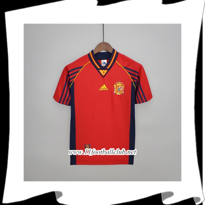 Maillot de Foot Espagne Retro Domicile 1998