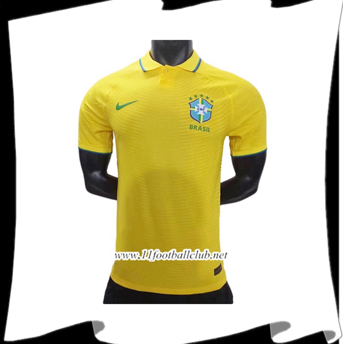 Maillot Brésil Vintage VEGAS Acrylique - Taille 10 Ans - Jaune - Occasion