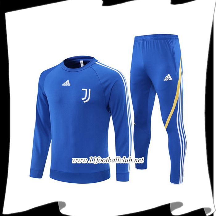 Ensemble Survetement de Foot Juventus Bleu/Blanc 2021/2022