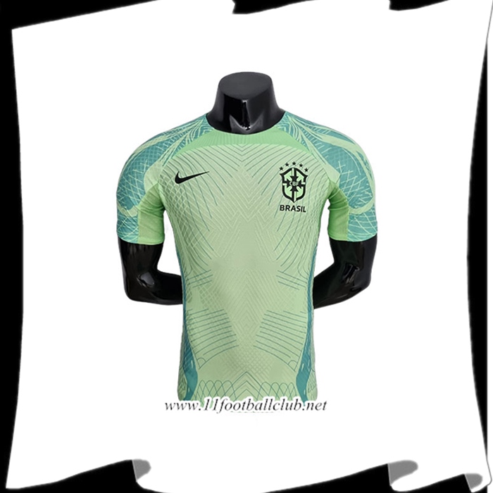 Le Nouveaux Training T-Shirts Bresil Player Version Vert 2022/2023