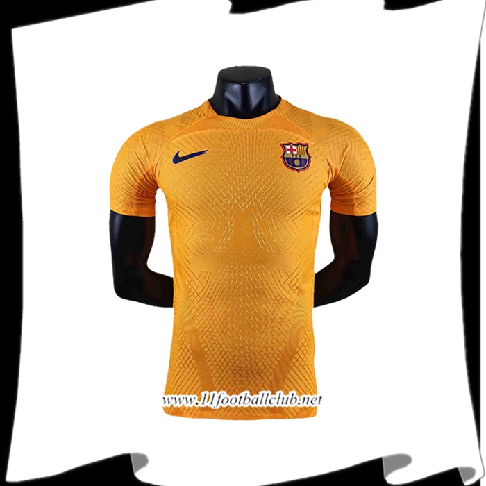Le Nouveau Training T-Shirts FC Barcelone Jaune 2022/2023