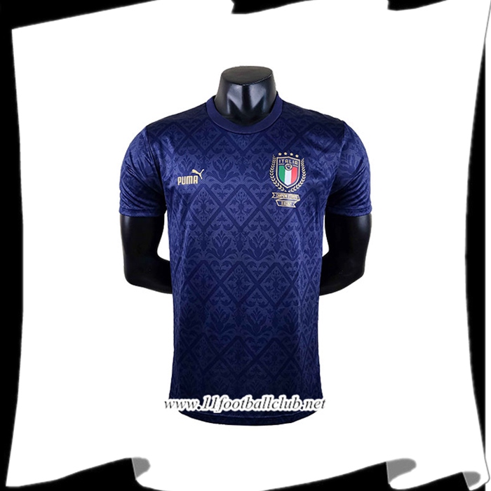 Le Nouveau Maillot Equipe Foot Italie Commemorative Edition Bleu Marin 2022