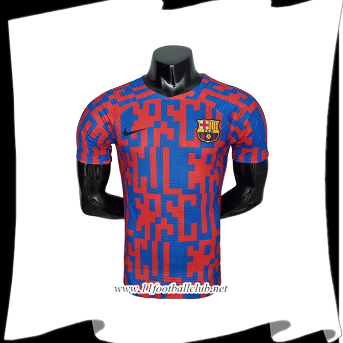 Le Nouveau Training T-Shirts FC Barcelone Rouge/Bleu 2022/2023