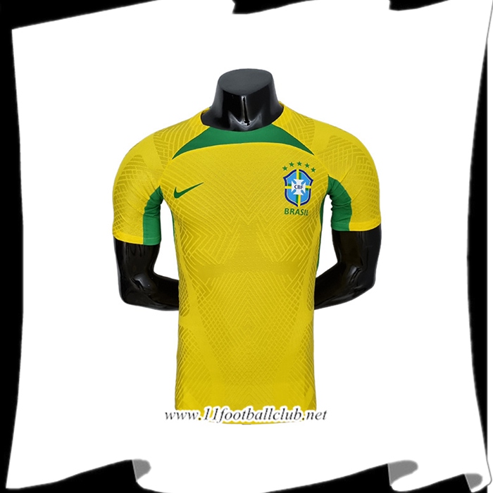 Le Nouveaux Training T-Shirts Bresil Jaune 2022/2023