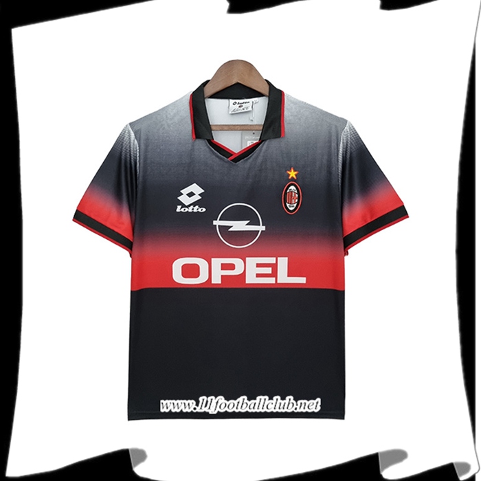 Le Nouveau Maillot de Foot Milan AC Retro Noir 1995/1996