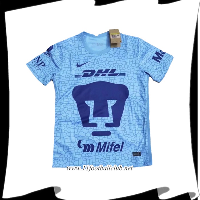 Le Nouveaux Maillot de Foot Pumas UNAM Gardien de But Bleu 2022/2023