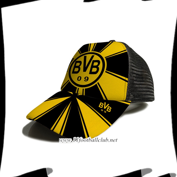 Le Nouveaux Casquette de Foot Dortmund BVB Jaune/Noir 2023