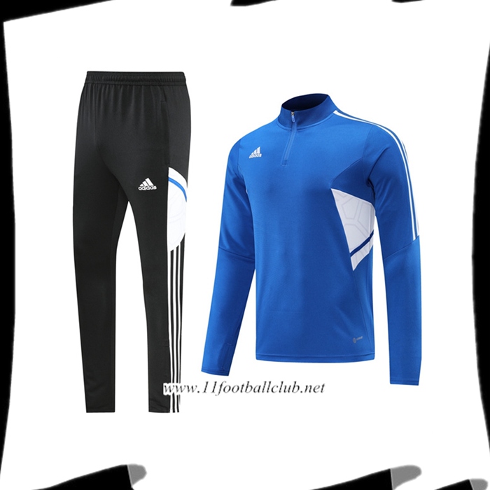 Le Nouveau Ensemble Survetement de Foot Adidas Bleu 2022/2023