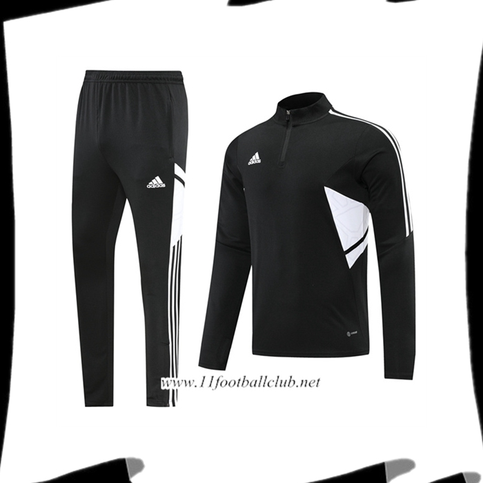Le Nouveaux Ensemble Survetement de Foot Adidas Noir 2022/2023